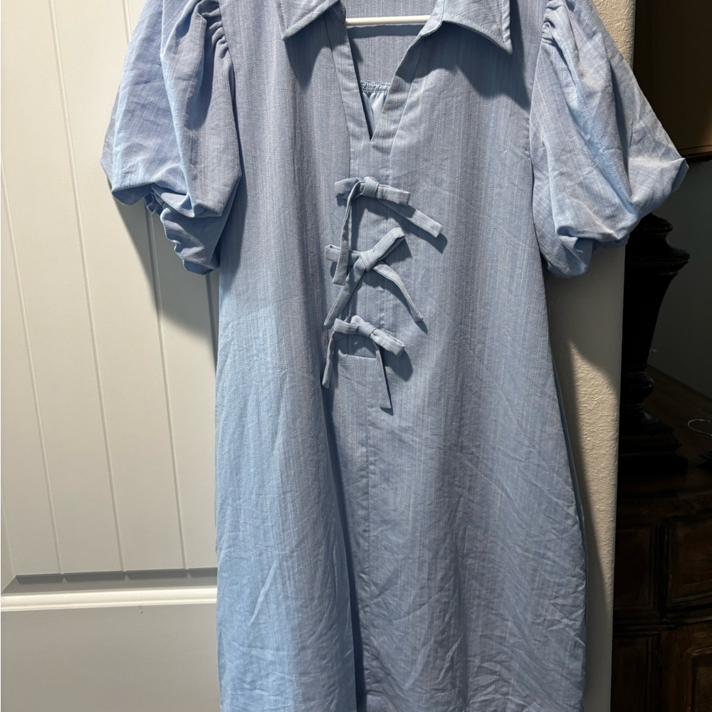 Entro Blue Midi Dress